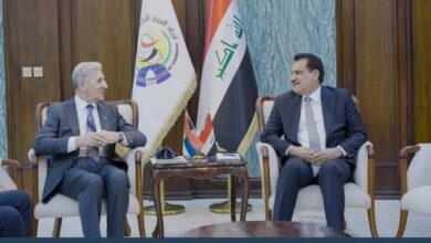صورة رئيس اتحاد الغرف التجارية العراقية يلتقي السفير الصربي ويبحثان آفاق التعاون الاقتصادي